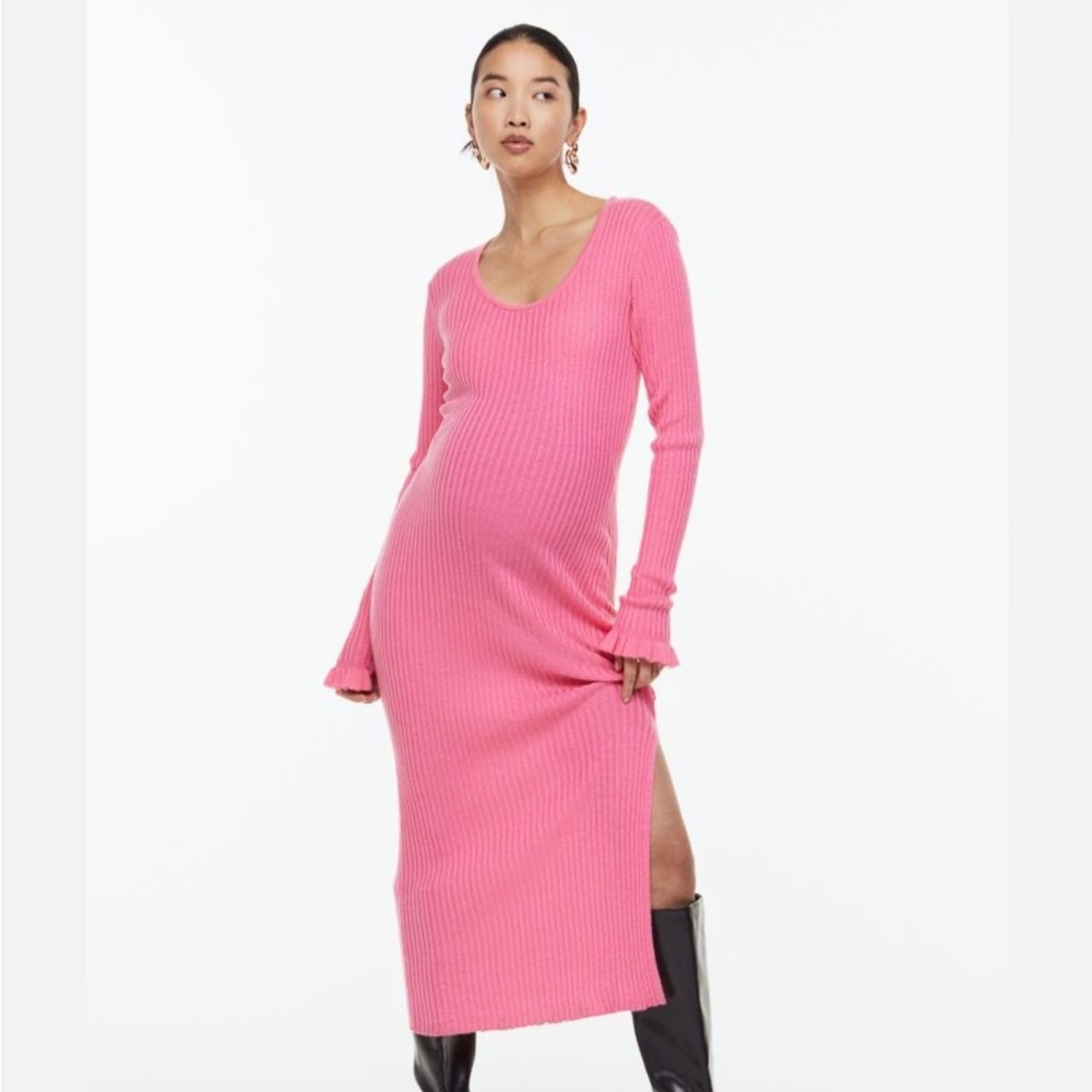 H&M Mama Rib Knit Maternity Dress